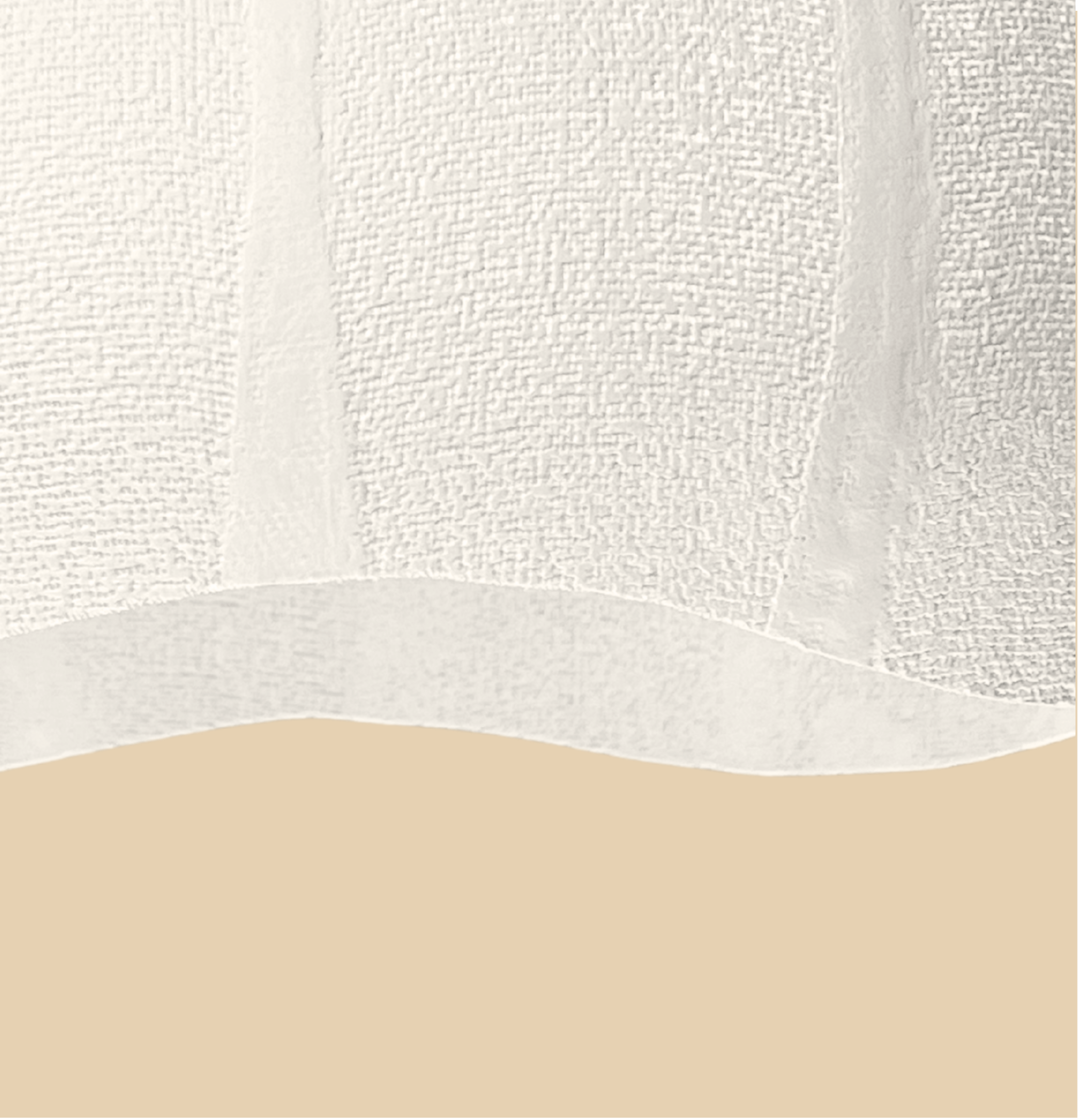 Détail texture plâtre et bord ondulé – Suspension Vague M blanche artisanale slmobjs